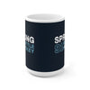 Mug Sprong 91 Seattle Hockey Ceramic Coffee Mug In Deep Sea Blue, 15oz