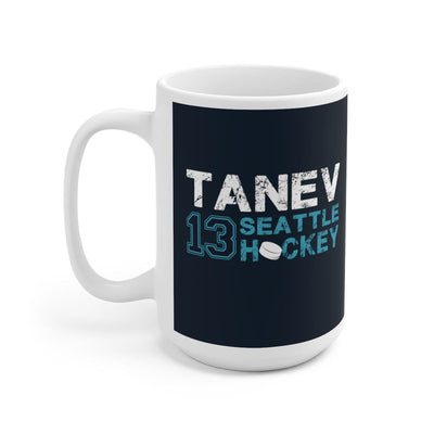 Mug Tanev 13 Seattle Hockey Ceramic Coffee Mug In Deep Sea Blue, 15oz