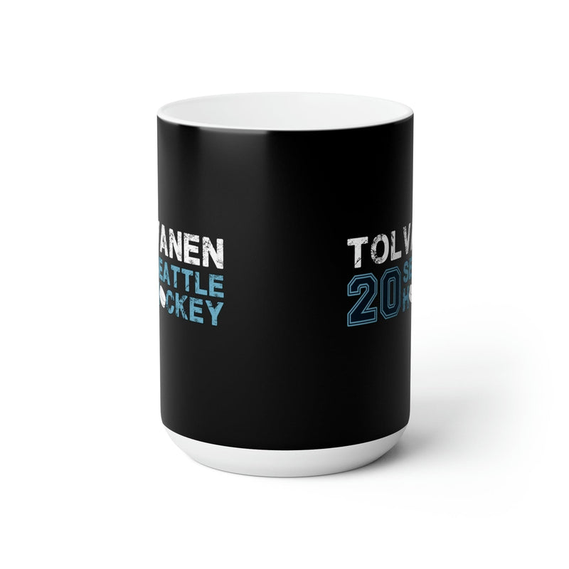 Mug Tolvanen 20 Seattle Hockey Ceramic Coffee Mug In Black, 15oz