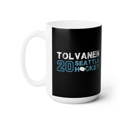 Mug Tolvanen 20 Seattle Hockey Ceramic Coffee Mug In Black, 15oz