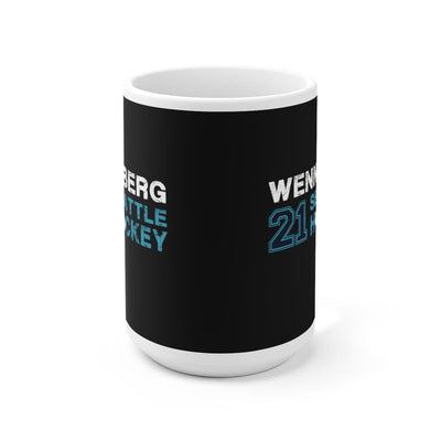 Wennberg 21 Seattle Hockey Ceramic Coffee Mug In Black, 15oz