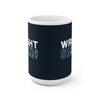 Mug Wright 51 Seattle Hockey Ceramic Coffee Mug In Deep Sea Blue, 15oz