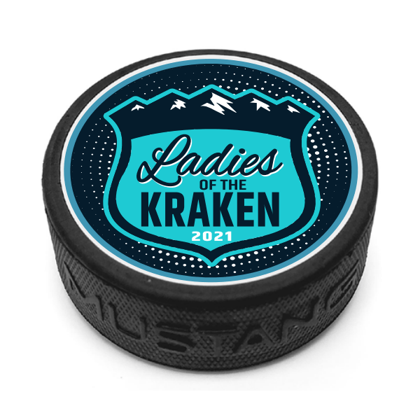 Seattle Kraken Buoy Mascot Textured Puck