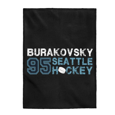 All Over Prints Burakovsky 95 Seattle Hockey Velveteen Plush Blanket