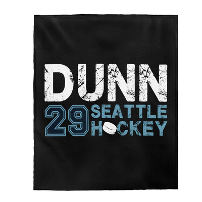 All Over Prints Dunn 29 Seattle Hockey Velveteen Plush Blanket