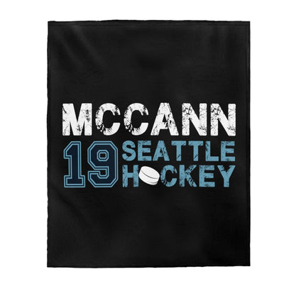 All Over Prints McCann 19 Seattle Hockey Velveteen Plush Blanket