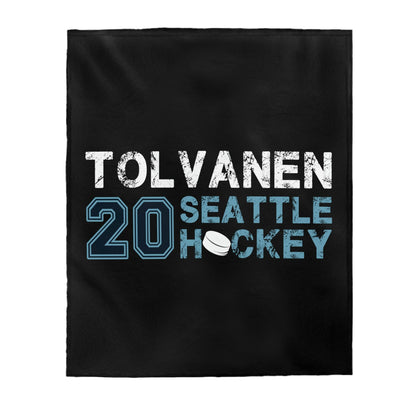 All Over Prints Tolvanen 20 Seattle Hockey Velveteen Plush Blanket
