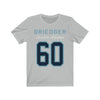 Printify T-Shirt Ash / S Driedger 60 Seattle Kraken Hockey Unisex Jersey Tee