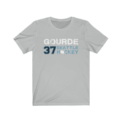 Printify T-Shirt Ash / S Gourde 37 Seattle Hockey Unisex Jersey Tee