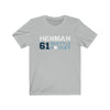 Printify T-Shirt Ash / S Henman 61 Seattle Hockey Unisex Jersey Tee