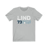 Printify T-Shirt Ash / S Lind 73 Seattle Hockey Unisex Jersey Tee