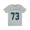 Printify T-Shirt Ash / S Lind 73 Seattle Kraken Hockey Unisex Jersey Tee