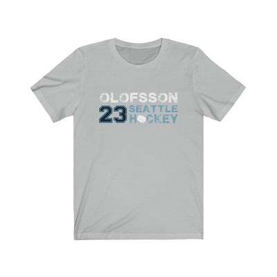 Printify T-Shirt Ash / S Olofsson 23 Seattle Hockey Unisex Jersey Tee