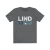 T-Shirt Asphalt / S Lind 73 Seattle Hockey Unisex Jersey Tee