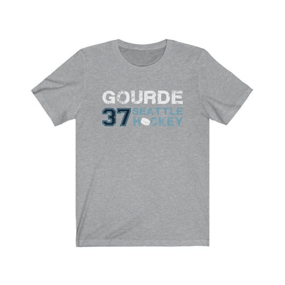 Printify T-Shirt Athletic Heather / S Gourde 37 Seattle Hockey Unisex Jersey Tee