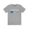 Printify T-Shirt Athletic Heather / S Grubauer 31 Seattle Hockey Unisex Jersey Tee