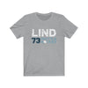 Printify T-Shirt Athletic Heather / S Lind 73 Seattle Hockey Unisex Jersey Tee
