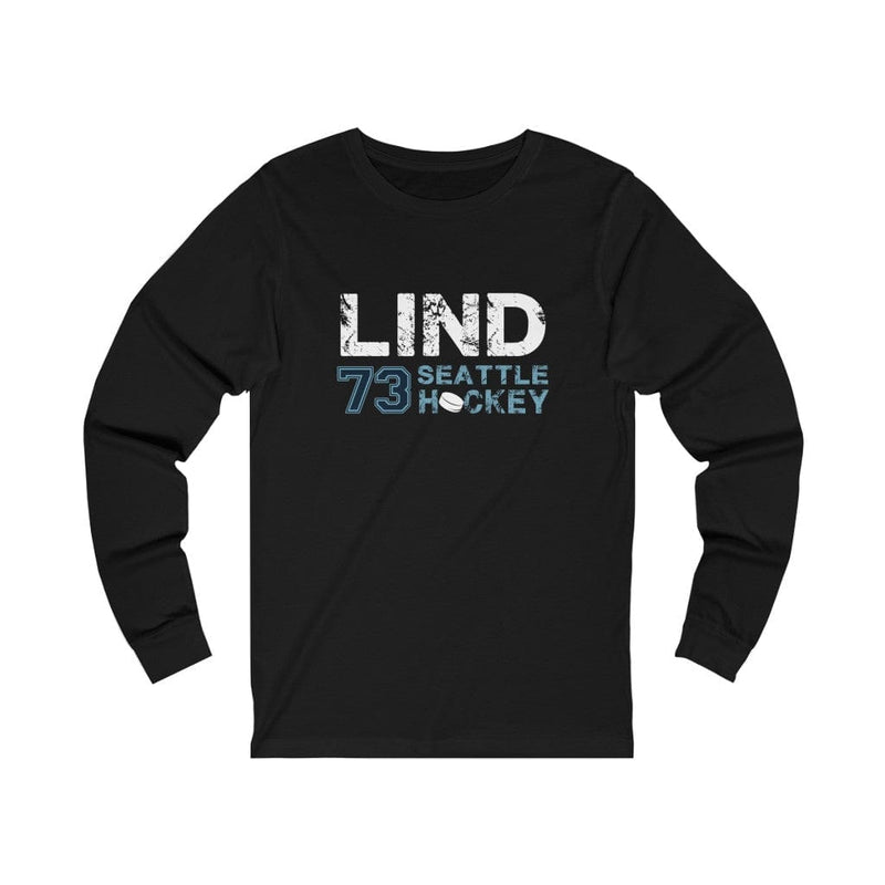 Long-sleeve Lind 73 Seattle Hockey Unisex Jersey Long Sleeve Shirt