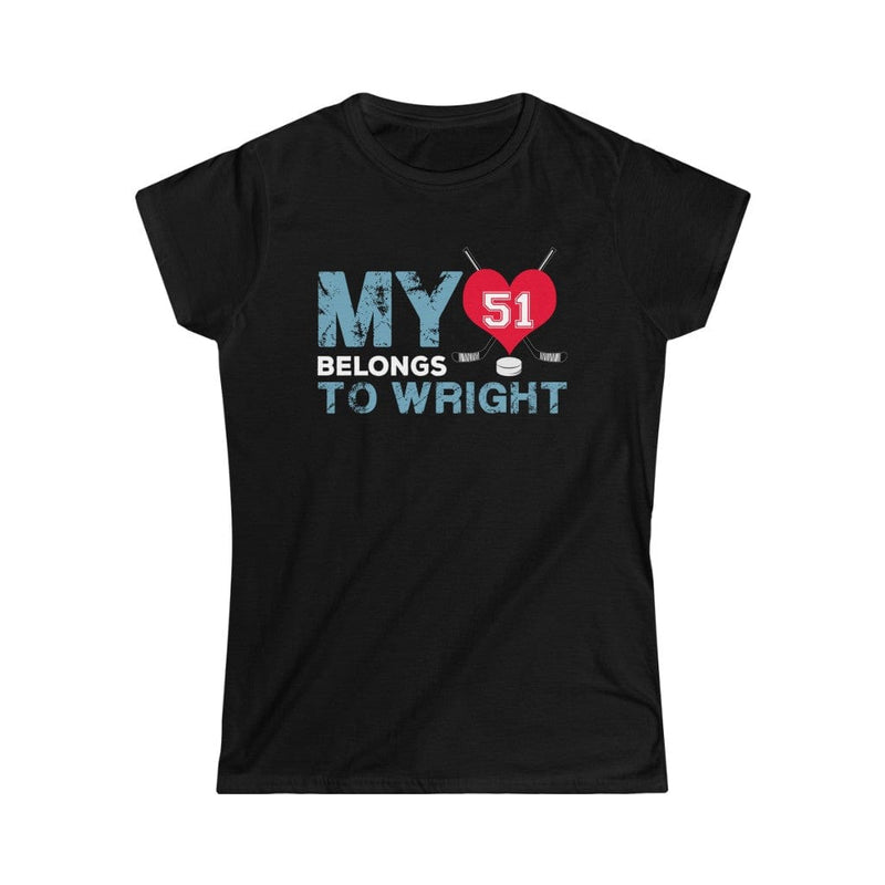 T-Shirt My Heart Belongs To Wright Women's Softstyle Tee