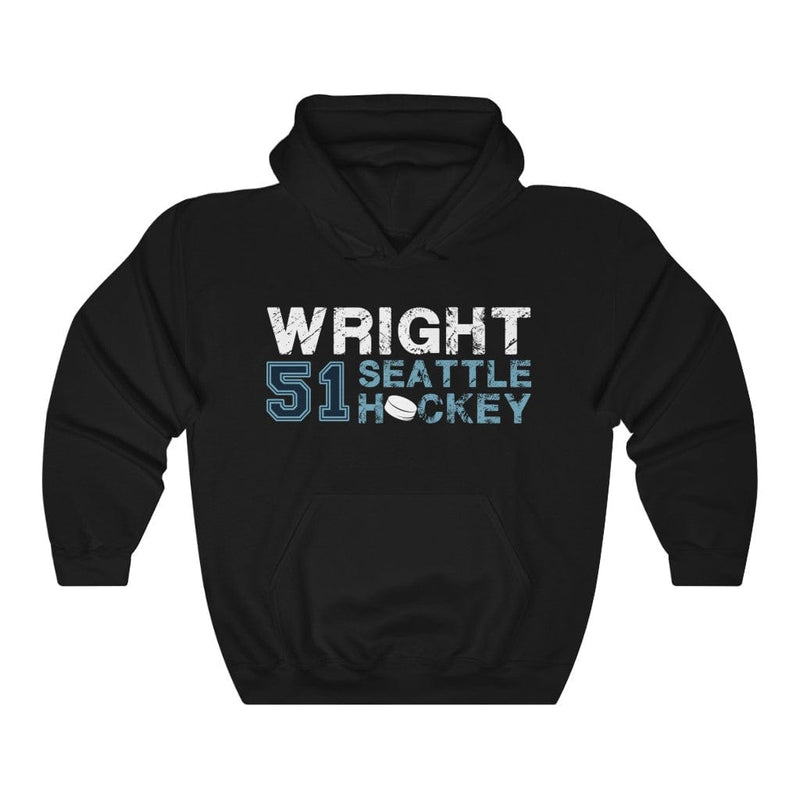 Hoodie Wright 51 Seattle Hockey Unisex Hooded Sweatshirt