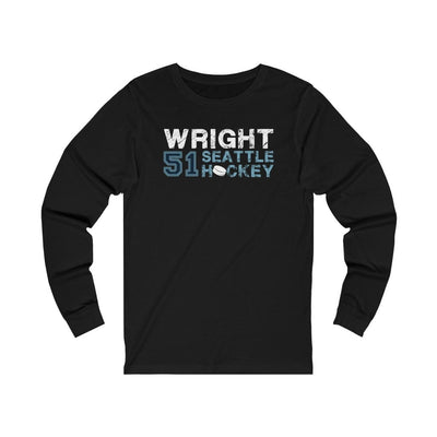 Long-sleeve Wright 51 Seattle Hockey Unisex Jersey Long Sleeve Shirt