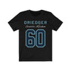 Printify T-Shirt Black / S Driedger 60 Seattle Kraken Hockey Unisex Jersey Tee