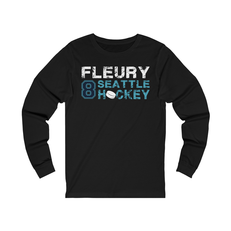 Long-sleeve Fleury 8 Seattle Hockey Unisex Jersey Long Sleeve Shirt