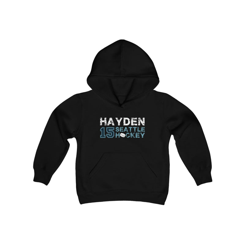 Kids clothes Hayden 15 Seattle Hockey Youth Hooded Sweatshirt