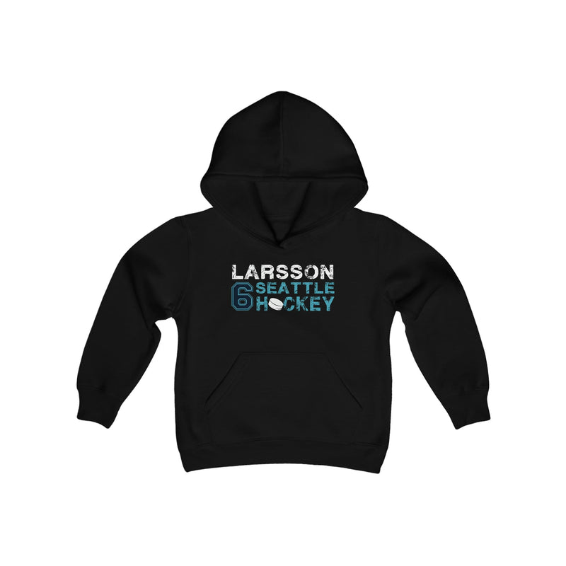 Kids clothes Larsson 6 Seattle Hockey Youth Hooded Sweatshirt