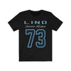 Printify T-Shirt Black / S Lind 73 Seattle Kraken Hockey Unisex Jersey Tee