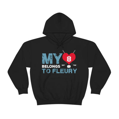 Hoodie My Heart Belongs To Fleury Seattle Kraken Hockey Unisex Hooded Sweatshirt