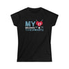 Printify T-Shirt Black / S My Heart Belongs to Schwartz Women's Softstyle Tee
