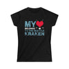 T-Shirt My Heart Belongs To The Seattle Kraken Women's Softstyle Tee