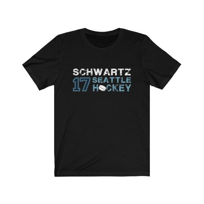 Printify T-Shirt Black / S Schwartz 17 Seattle Hockey Unisex Jersey Tee