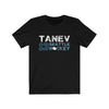 Printify T-Shirt Black / S Tanev 13 Seattle Hockey Unisex Jersey Tee