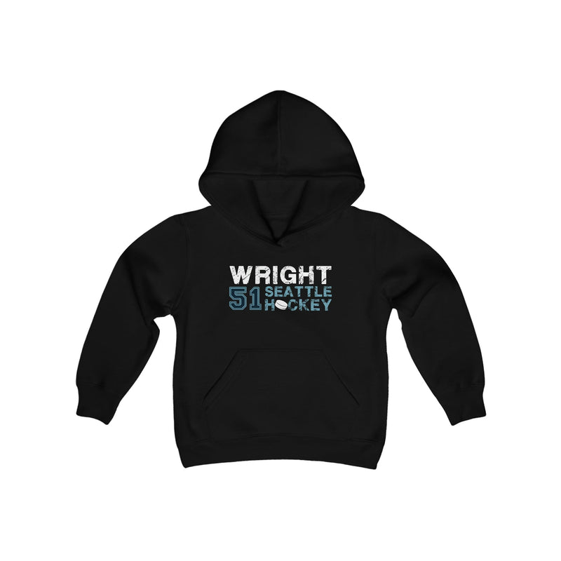 Kids clothes Wright 51 Seattle Hockey Youth Hooded Sweatshirt