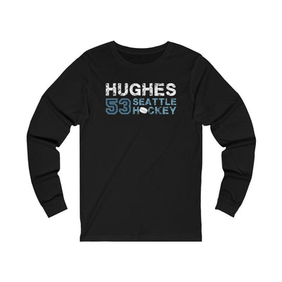 Long-sleeve Hughes 53 Seattle Hockey Unisex Jersey Long Sleeve Shirt