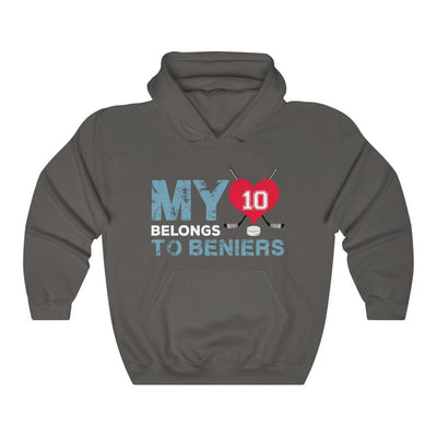 Hoodie My Heart Belongs To Beniers Seattle Kraken Hockey Unisex Hooded Sweatshirt