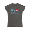 Printify T-Shirt Charcoal / S My Heart Belongs to Driedger Women's Softstyle Tee