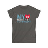 T-Shirt My Heart Belongs To Wright Women's Softstyle Tee