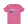 Printify T-Shirt Charity Pink / S Henman 61 Seattle Hockey Unisex Jersey Tee