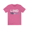 Printify T-Shirt Charity Pink / S Lind 73 Seattle Hockey Unisex Jersey Tee