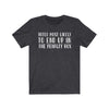 Printify T-Shirt Dark Grey Heather / L "Voted And End Up In The Penalty Box" Unisex Jersey Tee