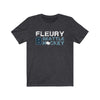 Printify T-Shirt Dark Grey Heather / S Fleury 8 Seattle Hockey Unisex Jersey Tee