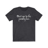 Printify T-Shirt Dark Grey Heather / S "Meet Me In The Penalty Box" Unisex Jersey Tee