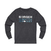 Long-sleeve Borgen 3 Seattle Hockey Unisex Jersey Long Sleeve Shirt
