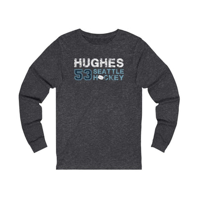 Long-sleeve Hughes 53 Seattle Hockey Unisex Jersey Long Sleeve Shirt