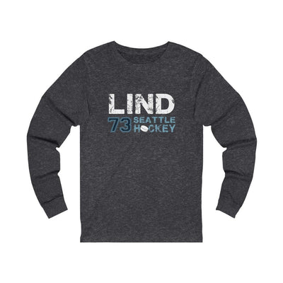 Long-sleeve Lind 73 Seattle Hockey Unisex Jersey Long Sleeve Shirt