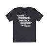 Printify T-Shirt Dark Grey / S "Don't Puck With A Hockey Mom" Unisex Jersey Tee