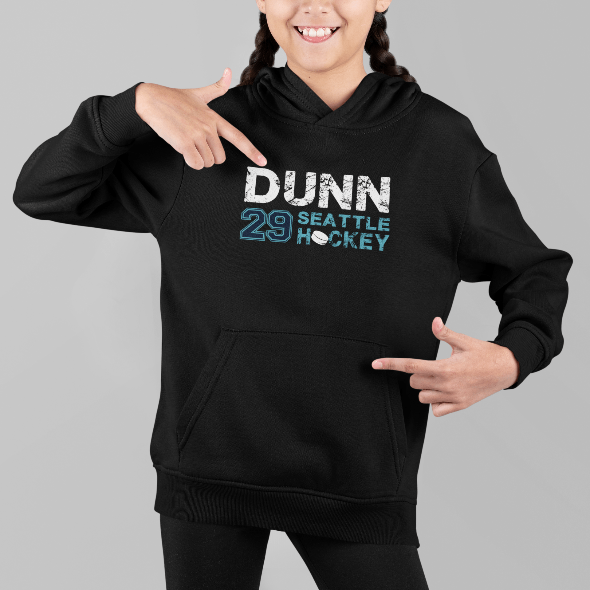 Kids clothes Dunn 29 Seattle Hockey Youth Hooded Sweatshirt